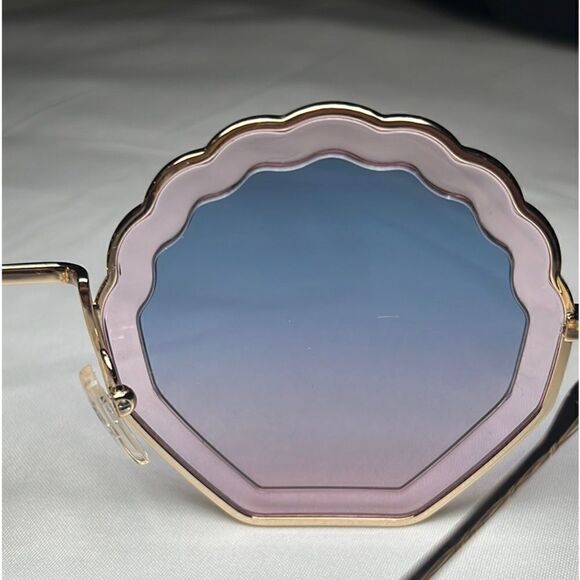 Chloe Tally Scalloped 56mm Sunglasses NWT $420 - Picture 5 of 10